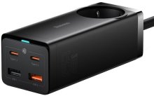 Зарядний пристрій Baseus GaN 3 Pro Desktop Powerstrip 65W Black  (PSZM000901)