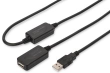 Кабель Digitus AM / AF 20m Black  (DA-73102)