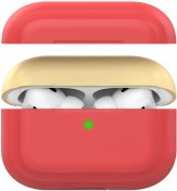 Чохол для Airpods Pro AhaStyle Silicone Case DUO Case for AirPods Red/Yellow (AHA-0P200-RRY)