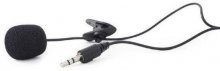 Мікрофон з кліпсою Gembird MIC-C-01, Black
