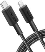 Кабель Anker 322 Type-C/Lightning MFI 1.8m Black  (A81B6G11)