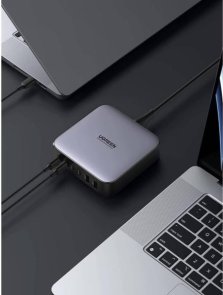 Зарядний пристрій UGREEN CD271 GaN 200W Black (40914)