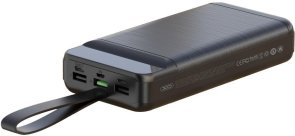 Батарея універсальна XO PR158 50000mAh 22.5W Black (PR158_Black)