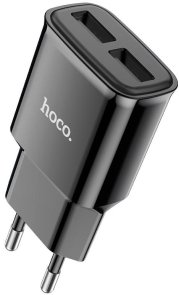 Зарядний пристрій Hoco C88A Star Round Black (37004)