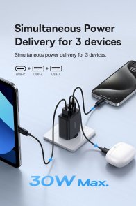 Compact Quick Charger 30W Black