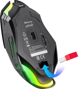 Миша Defender Katana GM-511 Wireless Black (52511)