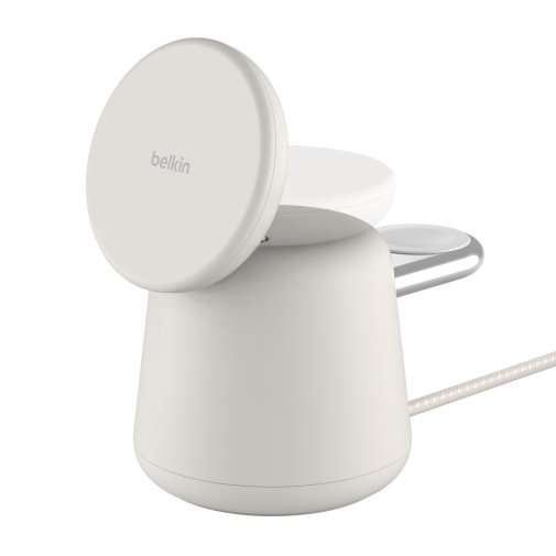 Бездротова зарядна станція Belkin 2in1 MagSafe Charge Station White (WIZ020VFH37)