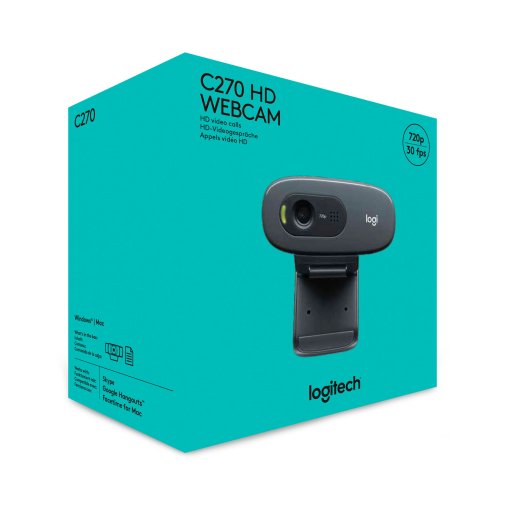Web-камера Logitech C270 HD Black (960-000636)