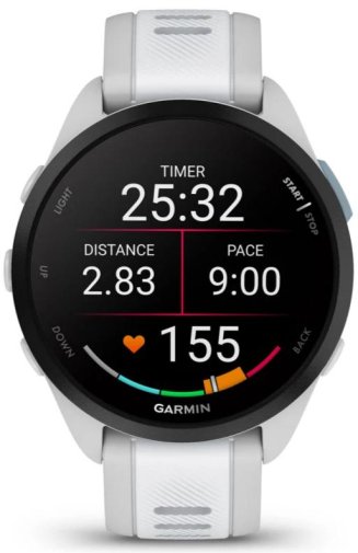 Смарт годинник Garmin Forerunner 165 Mist Gray/Whitestone (010-02863-21)
