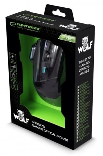 Миша Esperanza MX201 WOLF Blue