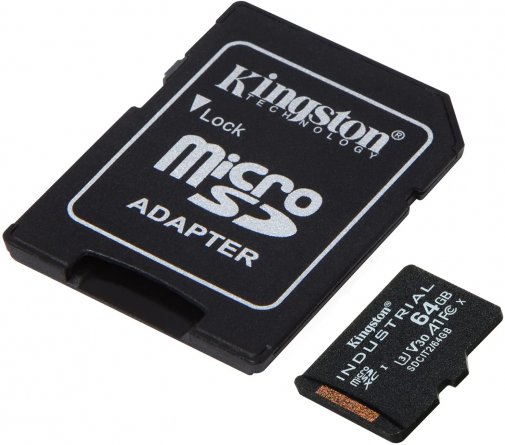 Карта пам'яті Kingston C10 A1 pSLC Micro SDXC 64GB with adapter (SDCIT2/64GB)