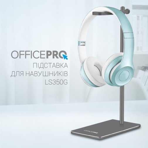 Підставка для навушників OfficePro LS350G, Grey