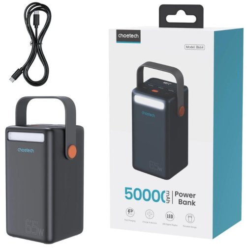 Choetech B664 50000mAh 65W Black