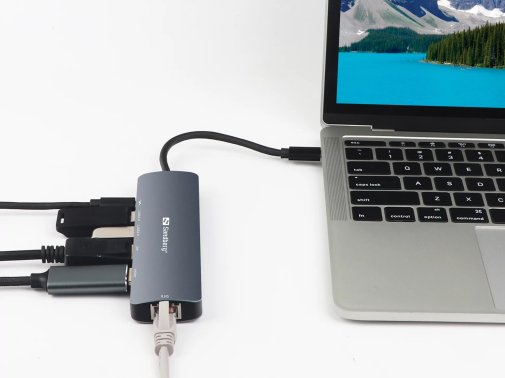 USB-хаб Sandberg USB-C 8K Display Dock (136-43)