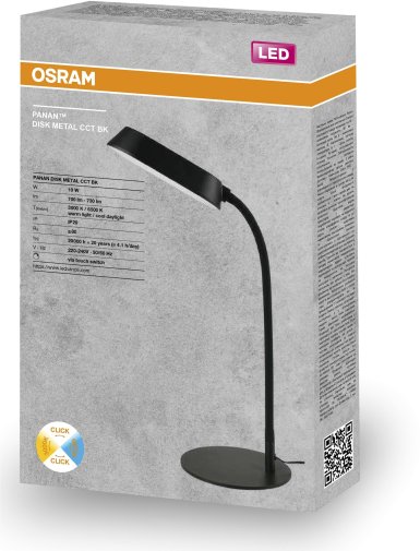 Лампа Ledvance Panan Metal Black (4099854363702)